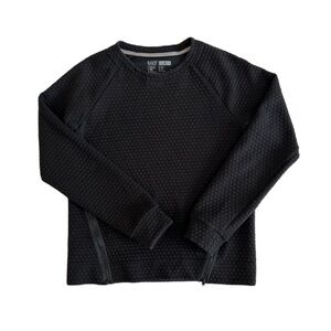 5.11 Tactical Sweatshirt Women's Black Quilted Side Zipper Pullover Small‎